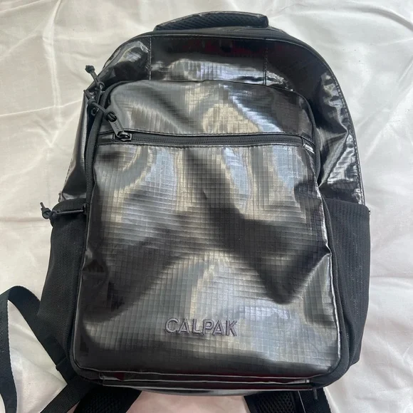 Calpak Glossy Black Men's Backpack.
Used 2X, in great condition - Picture 2 of 5